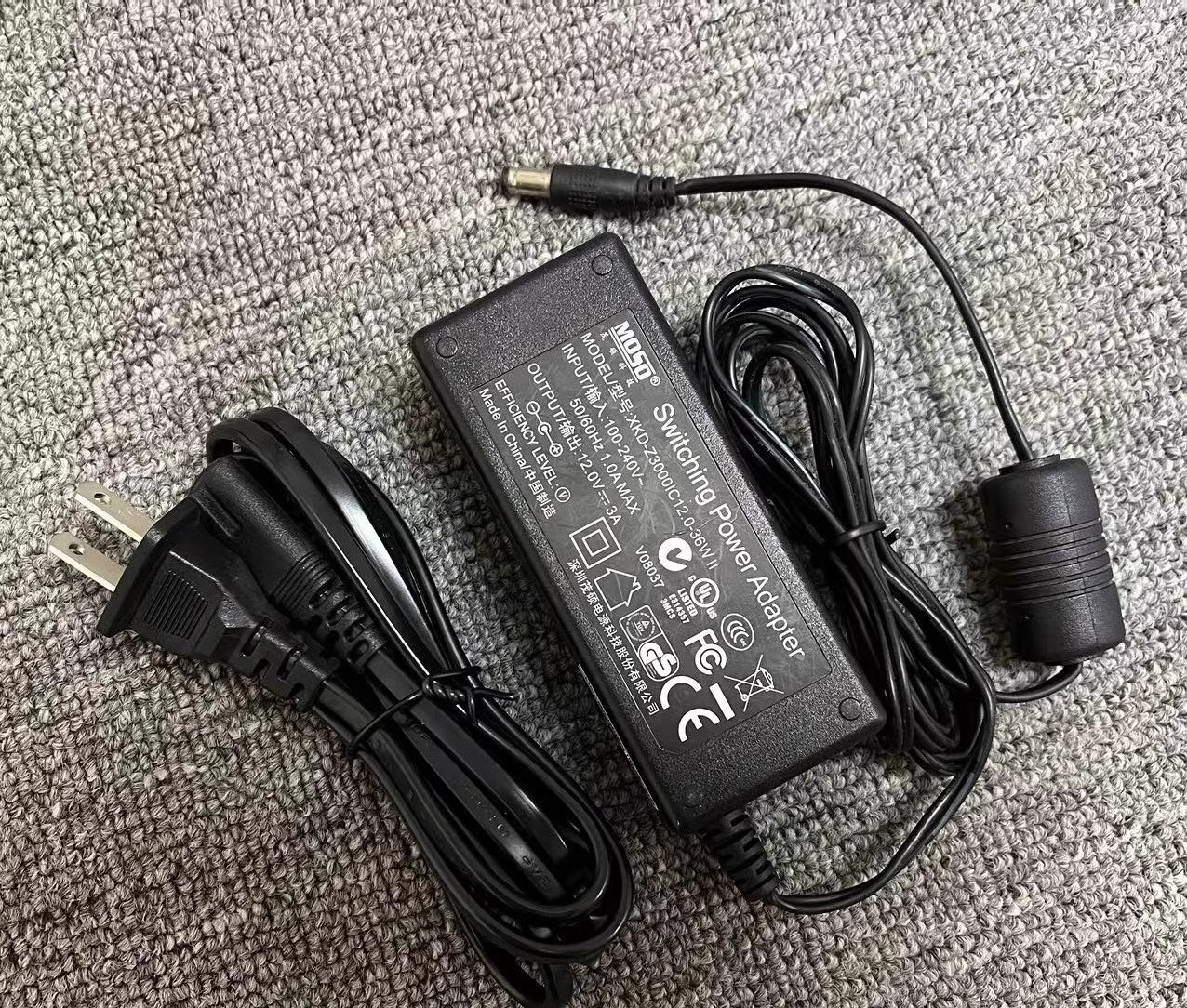 *Brand NEW* MOSO 12.0V 3A AC ADAPTRE XKD-Z3000IC12.0-36W II Power Supply - Click Image to Close